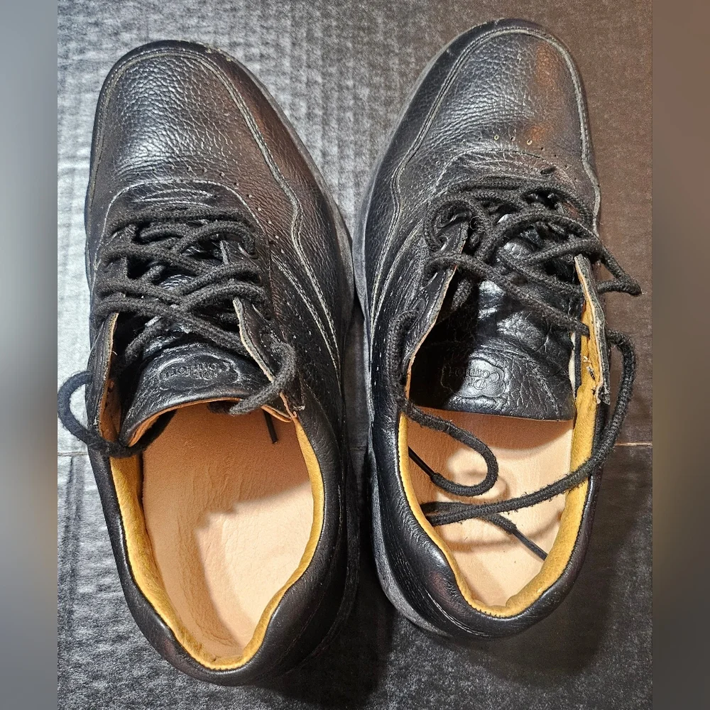Dr. Comfort Robert 7010 Size 8XY Black Leather Lace‎ Up Diabetic Comfort Shoes
